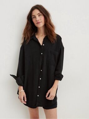 Aerie Oversize Button Up Cover Up Shirt - NWT - Never Worn